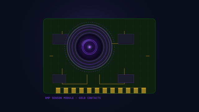 OEM IP camera PCB with 8MP sensor module